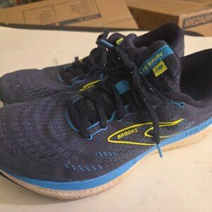 Brooks Glycerin 19 Running Shoes Sneakers Mens Size 11 Blue White Athletic Gym